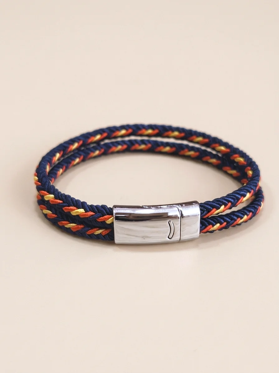 Pulsera Trenzada Ancha