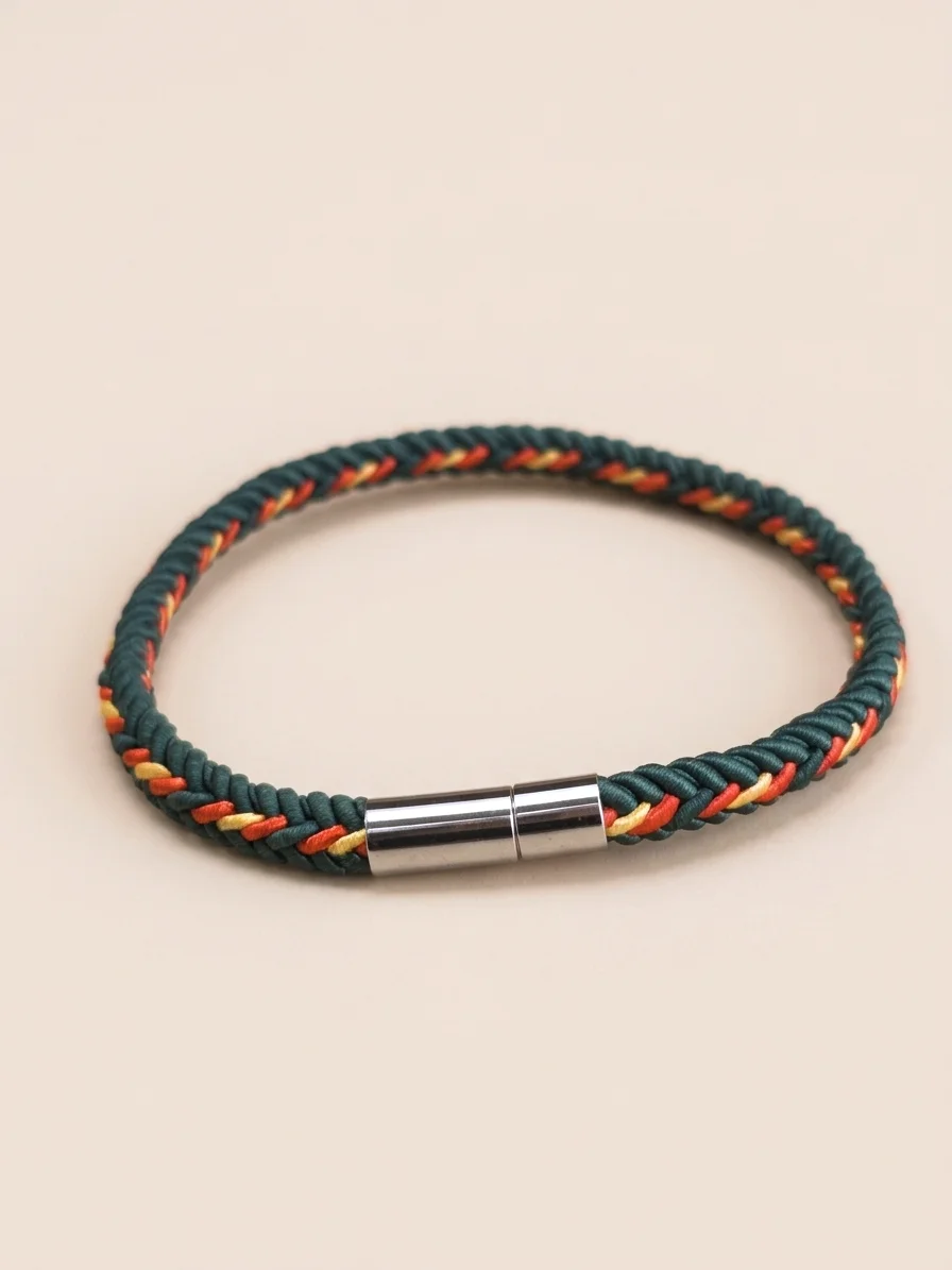 Pulsera Trenzada Verde